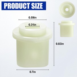 GGTE 1017262 Faucet Handle Stem Driver for Kohler Shower Handle Parts, Devonshire Rite-Temp Stem Extension (2 Pcs)