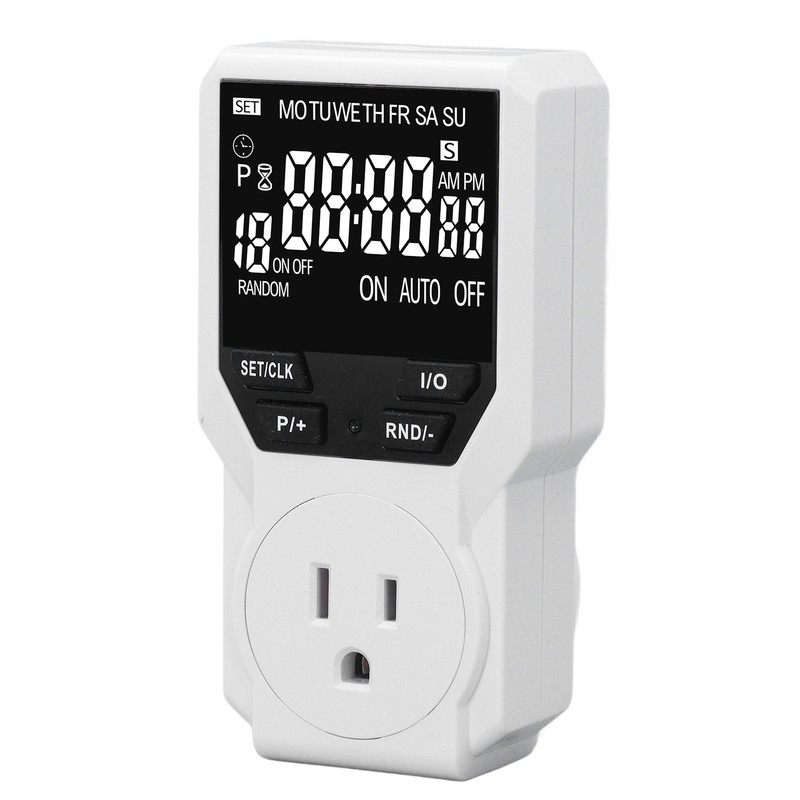 Outlet Timer Large VA Screen Multi Functional Countdown Short Cycle