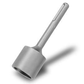 Preruner SDS Max Shank T Post Driver Attachment-The Ultimate Solution for 2 Inch Ground Rods, SDS Max Post Driver,Manual Column Impactor, Hammer Drill Attachm (2 Inch Diameter Head)