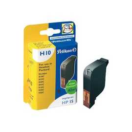 Pelikan H10 - Print cartridge ( replaces HP 15 ) - 1 x black - 495 pages