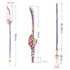 damdos Halloween Prop Impact Cosplay Swords, Oversized 72" Engulfing Raiden