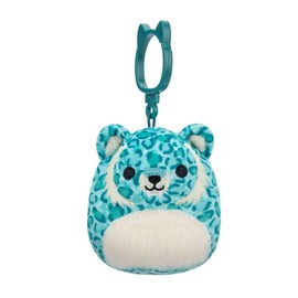 Squishmallows 3.5"" Clip-On Griffin The Tiger, Small, Blue