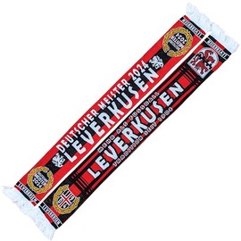 Generisch Leverkusen - Master Scarf 2024 - Scarf (Knitted Scarf), Black, red, white