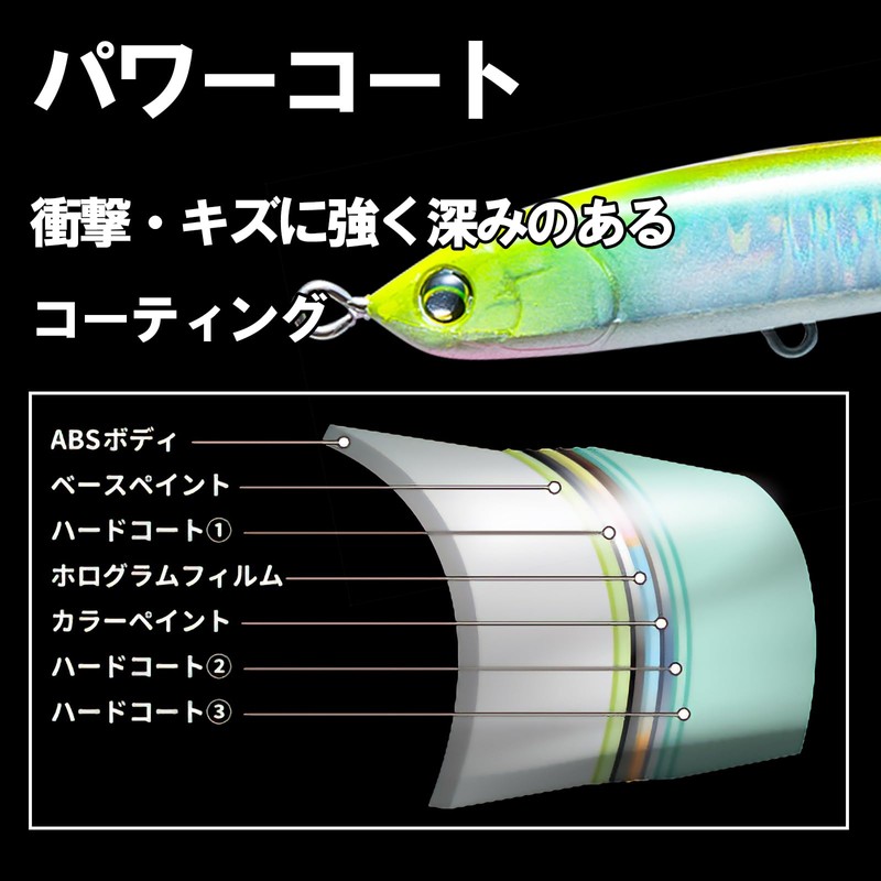 DUEL HARDCORE Bass Lure, Latour IG 2.6 inches (65 mm),