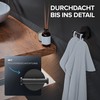 ovimar Vigra Double Towel Hook for Drilling Stainless Steel Black