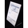 EPOSGEAR® 1 x A6 Portrait Angled Perspex Acrylic Lean Back