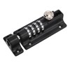 Combination Latch Lock 4 Digit Black Anti Theft Waterproof for