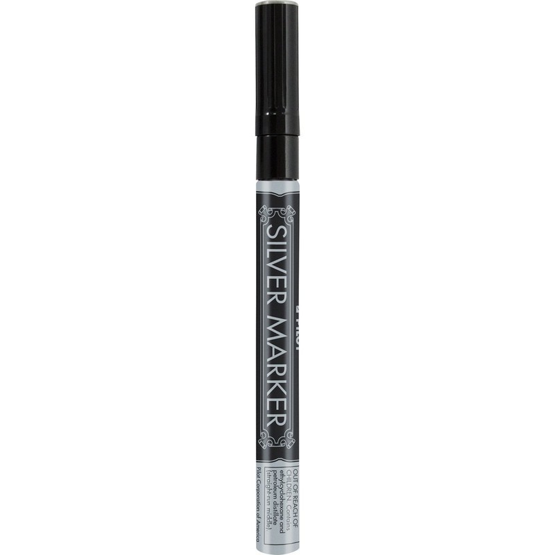 Pilot Silver Metallic Permanent, Extra Fine Point, 6- PACK Markers(41600)