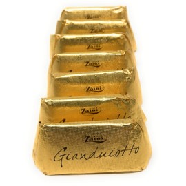 Gianduiotto Chocolate W/ 24% piedmontese Hazelnut In Classic Gold Foil 10gr ea 1500g (aprox 145-150 pcs)