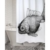 Thomas Paul Goldfish Shower Curtain 72"x72"