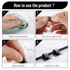 flexman Cable Clips, Adhesive Cable Hooks, Self Adhesive Cable Holder,