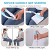 Wefaner Foldable Toilet Aid, 15.6“ Long Comfort Wipe Wand Bottom
