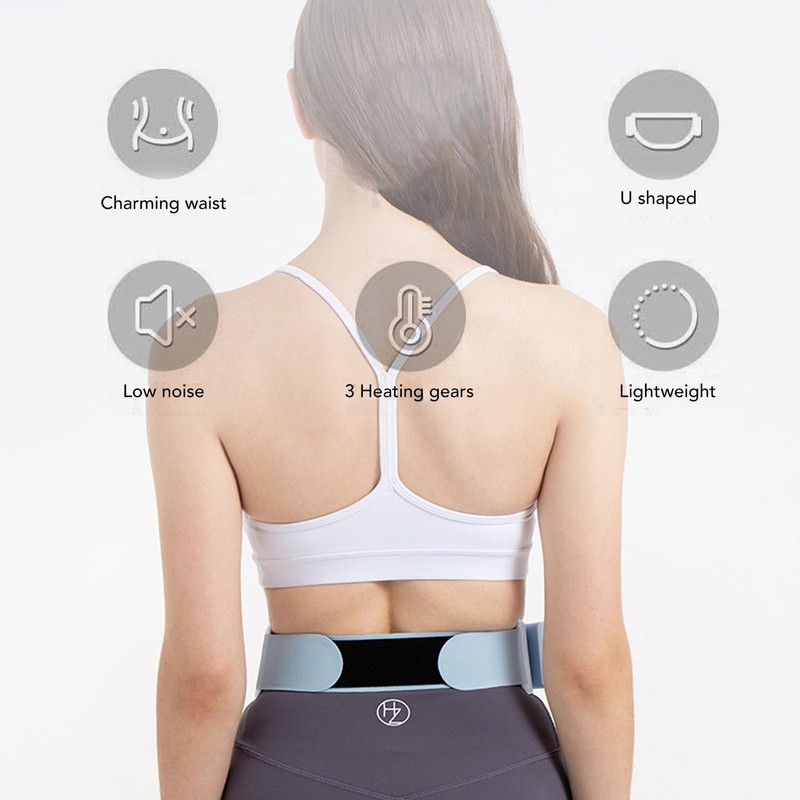 Graphene Waist Belt Hot Compress Microcurrent Vibration 20 Strength 12