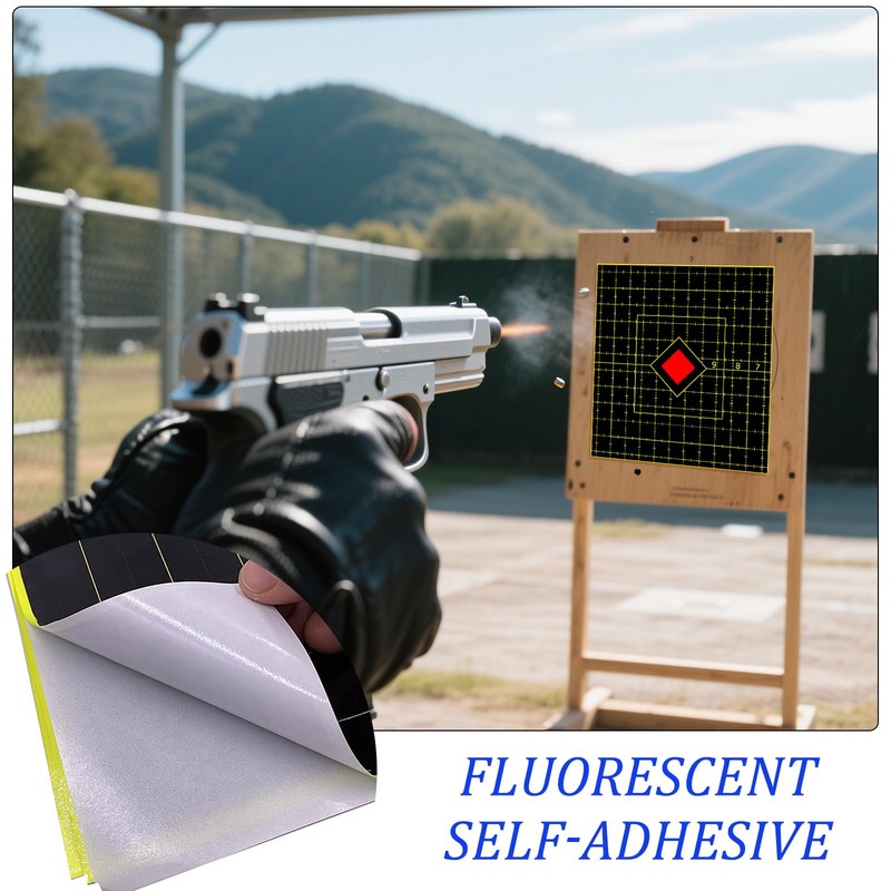 ziyue 6 Inches 100 Sheets Splatter Target for Shooting Range,