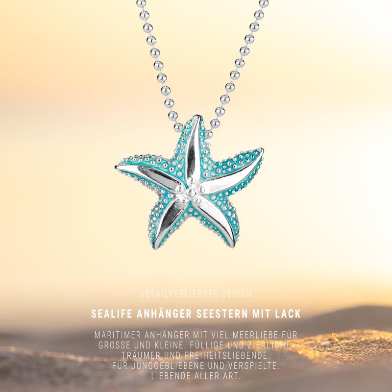 Heartbreaker Sealife LD SL 32 BU Sterling Silver 925 Charm