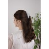 The OideGuiing Durable Acetate Hair Clips - 4-Inch Pearl white