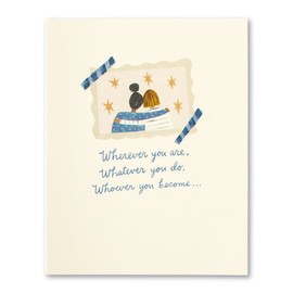 Love Muchly Card - Wherever you are, Whatever you do, Whoever you become
