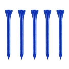 Zivisk Golf Tees Holz - 100 Stück 70mm Bambus Tees (Blau)