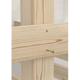 5mm x 60mm High Performacne Yellow Hardened Wafer Head Torx Wood Timber Construction Screw Sleepr Screws with Flat Head Carpenter Screws (Pack of 100)