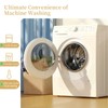 FY&XZH Shower Curtain, Bubble-Free Shower Curtain with Linen Texture, Soft,