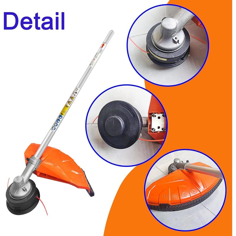 Combo brushcutter Attachment/Sring Trimmer Attachment Compatible with KM 55 RC-E