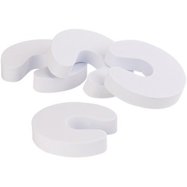 infactory Window Stops: Set of 4 Foam Door Stops, Clamp Protection, White (Door and Window Stopper, Clamp Protection Door Foam, Baby Fuses)