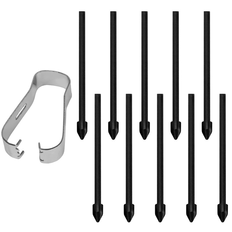 Flintronic S-Pen 10pcs Black Replacement Touch Stylus Tips Replacement Tip