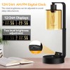 Aialun Industrial Table Lamp,Dimmable Bedside Lamps Nightstand for Bedroom USB