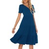 Berydress Summer Dresses for Women 2025 Short Sleeve V-Neck Casual