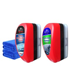 Car Water Repellent & Anti Fog for Windshield - Quick Interior & Exterior Windscreen Treatment Bundle Glass Rain Repellent & Antifogging Fluid, Water prevention & defogging for Windows Mirrors Paint