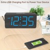 DreamSky Wooden Digital Alarm Clock for Bedroom - Desk Clocks