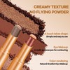 4Pcs 3 Color Gradient Eyeshadow Stick Set,Matte & Shimmer Cream