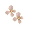 OJERRY Statement Pink Pastel Flower Stud Earrings for Women, Floral