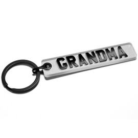 Pixly® Grandma Licence Plate Keychain, Mini UK Number Plate Keyring, Name Key Chain, Car Registration Key Ring, Gift Reg Fob, Gift for Her, Grandma, Grandmother