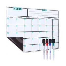 Mr. Pen- Dry Erase Calendar for Fridge, Magnetic, 14.7 x 11.8, Magnetic Calendar with 4 Dry Erase Markers, Magnetic Calendar for Fridge, Magnetic Whiteboard Calendar, Dry Erase Fridge Calendar.