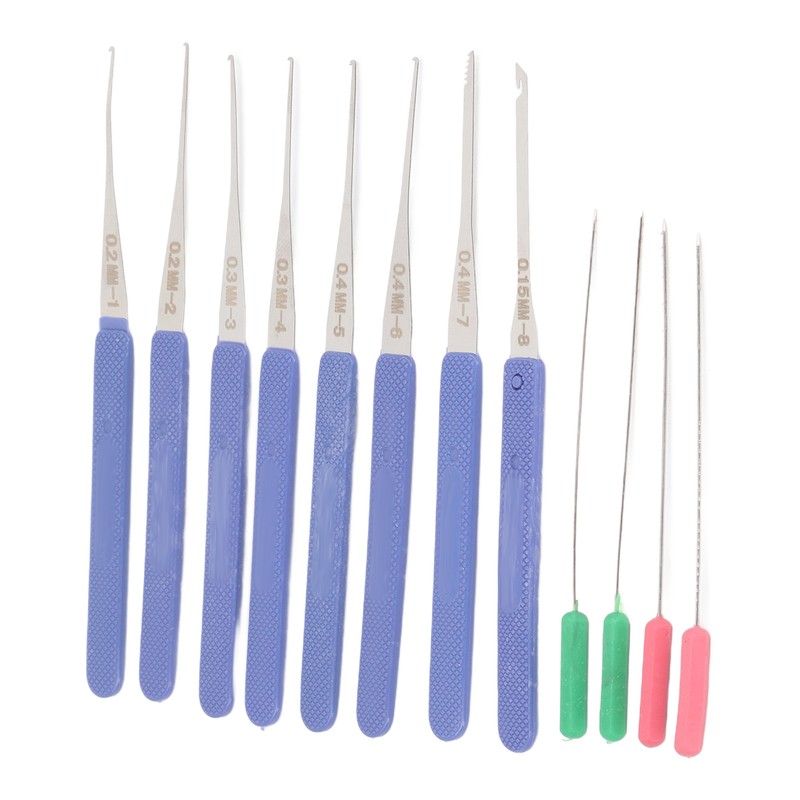 12PCS Tap Extractor Spring Steel Tap Remover Tool Kit Stripped