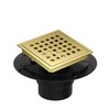 4 Inch Square Shower Floor Drain, Shower Drain Kit with