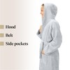 Homelevel Terry Towelling Bathrobe for Children – Dressing Gown with