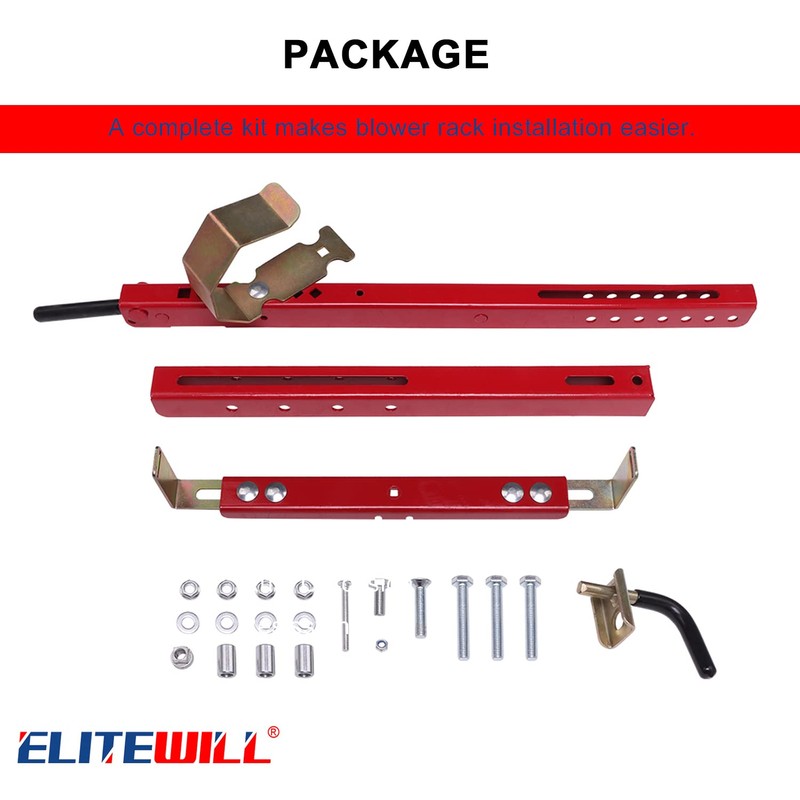 ELITEWILL Trailer Backpack Blower Holder Rack Compatible with Open Lawn