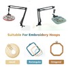 Hand Embroidery Hoop Holder Adjust Embroidery Hoop Stand Metal Embroidery