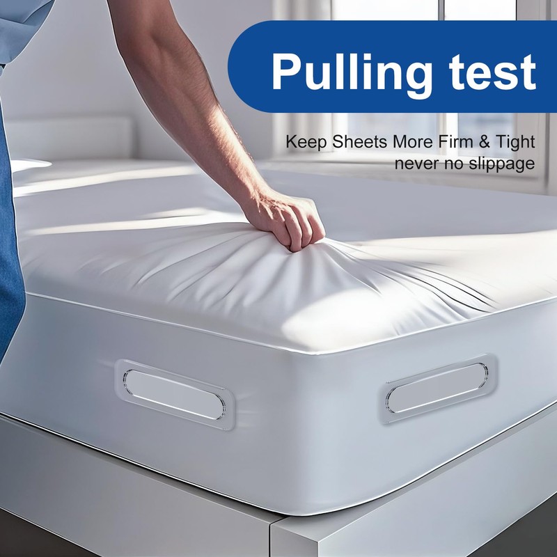 INFOTOP Bed Sheet Holders for Corners,Fitted Sheet Holders Keep Sheets