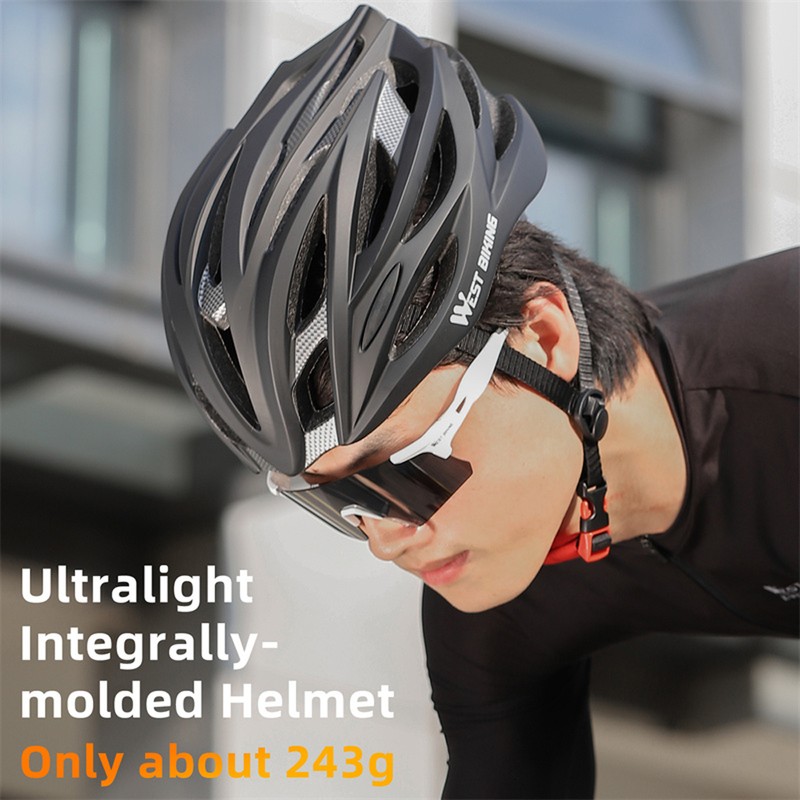 Breathable Cycle Helmet Bicycle Helmet Ultralight Integrated Bike Helmet Safety
