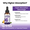 Liposomal Vitamin B Complex Liquid Sublingual B Complex Vitamins Supplement