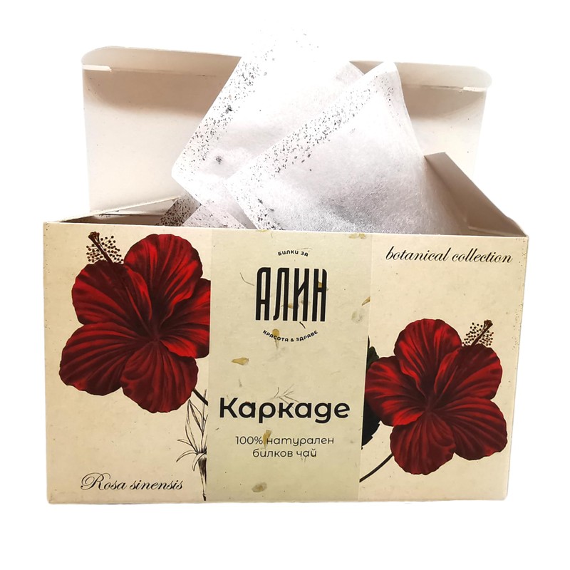 ALIN Hibiscus Tea - 100% Hibiscus Flowers - 2x20 Tea