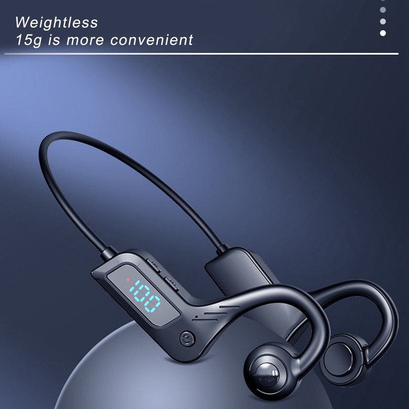 Bone Conduction Headphones Waterproof Bluetooth Wireless Open Ear Sports Headphones