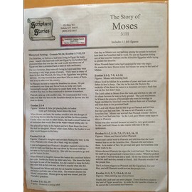 The Story of Moses Felt Figures for Flannel Board Bible Stories-precut