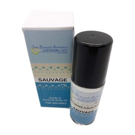 Jane Bernard Perfume Oil WILD HOMME compare to Sauvage_type Men Body Jumbo Roll On_1 ounce_30 ml