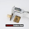 JQK Closet Ball Catch Door Hardware, Stainless Steel Catch Adjustable