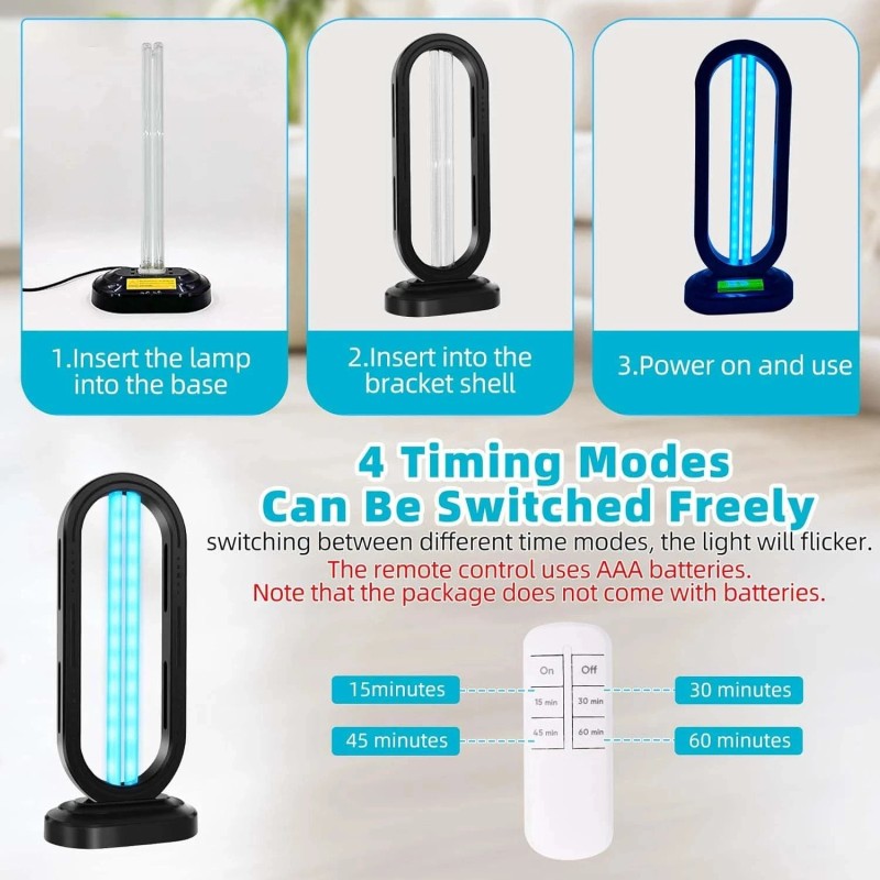 Ultraviolet Sterilization Light Household Lamp Germicidal Disinfection Home
