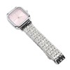 Women Quartz Watch Alloy Steel Strap Stylish Waterproof Ladies Square